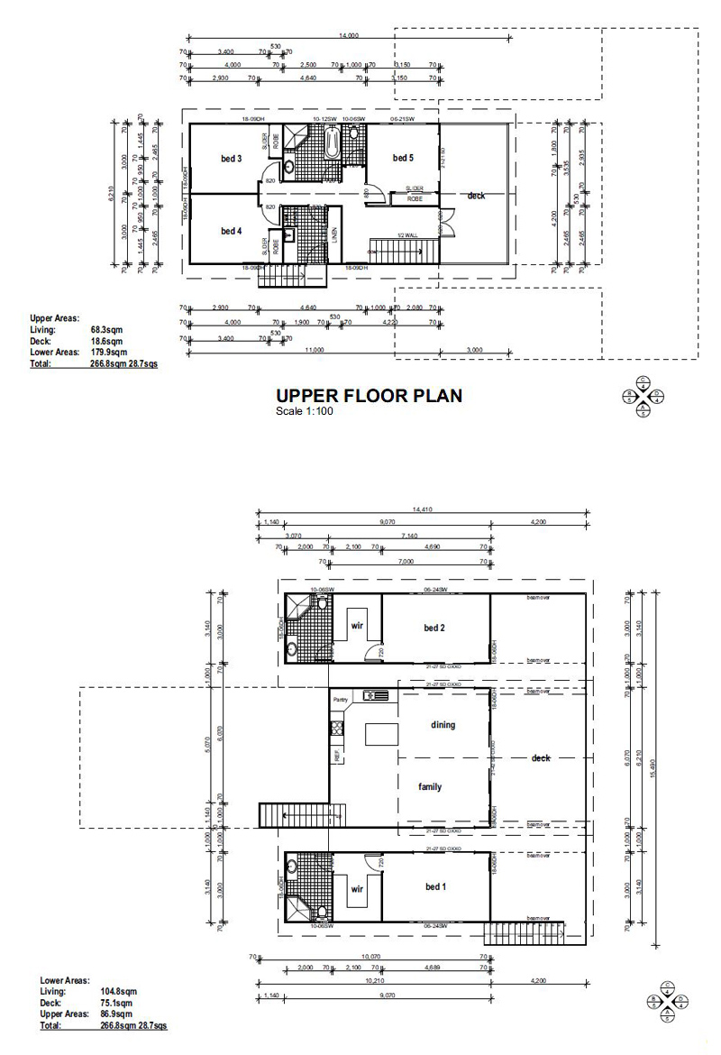 Retreat Double Floorplan - Kit Home Design