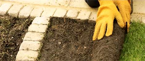 Landscaping Laying Turf