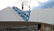 Laying the Roofing